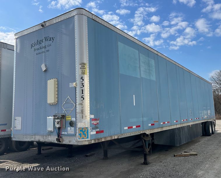2009 Wabash DVCVHPC dry van trailer - LD9895
