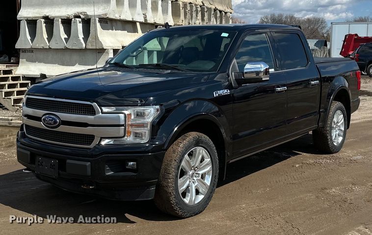 2018 Ford  F150 Platinum  SuperCrew pickup truck - LR9293