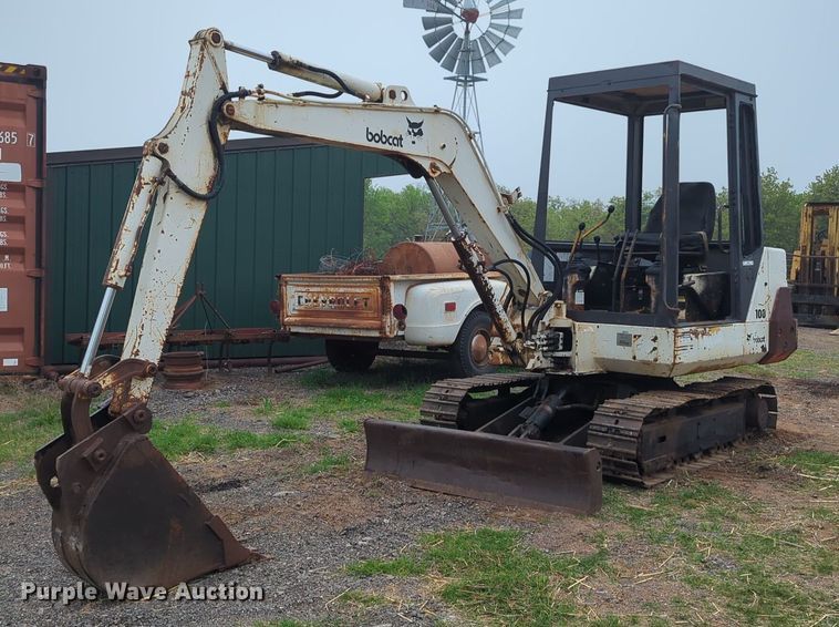 1989 Bobcat 100 mini excavator - NZ9600