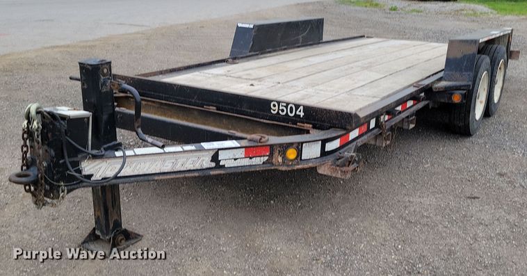 2007 Towmaster T-14T tilt deck equipment trailer - DP1324