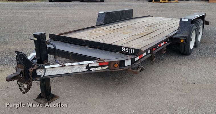 2008 Towmaster T-14T tilt deck equipment trailer - DP1326