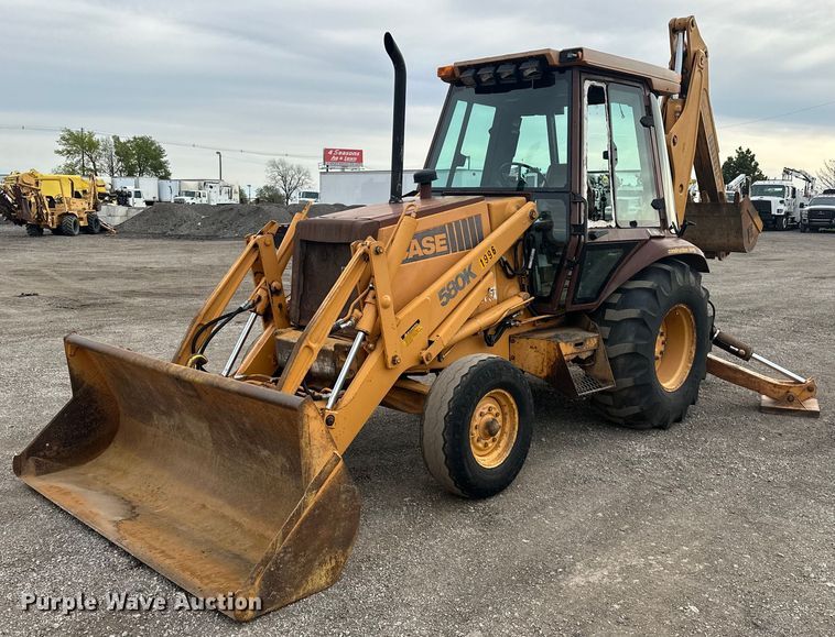 1990 Case  580K backhoe - EG1373