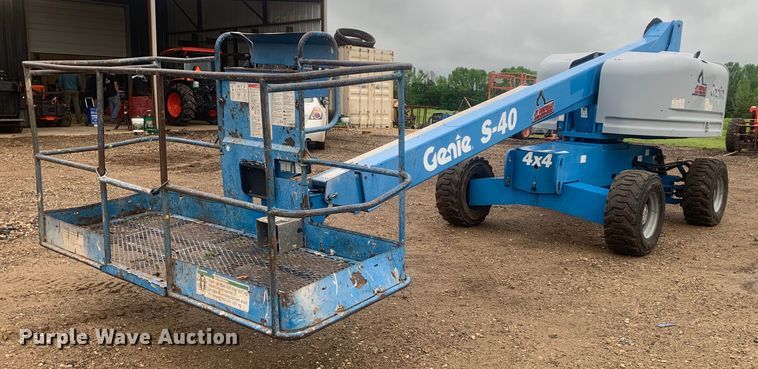2012 Genie S40 boom lift - KX9974
