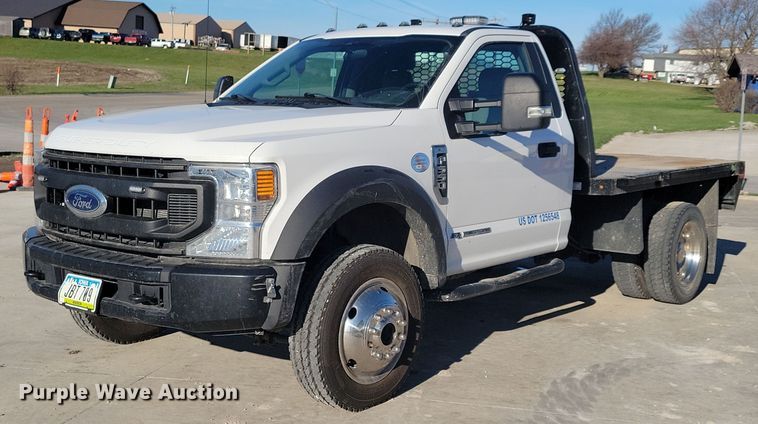 2020 Ford F550 Super Duty XL flatbed truck - LC9942