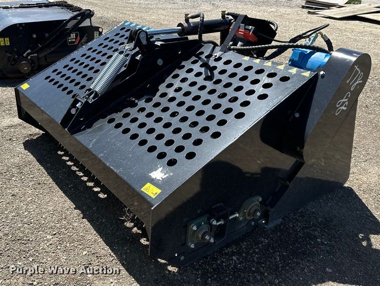 2023 TopCat ECSSLR72 skid steer landscape rake - NT9110