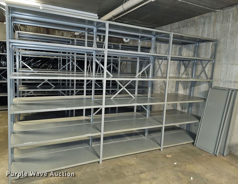 (6) metal shelves - EK5787