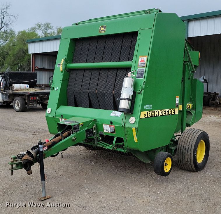 1999 John Deere 566 round baler - DP1331
