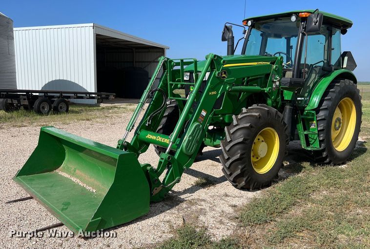 2014 John Deere 6140D MFWD tractor - LU9837
