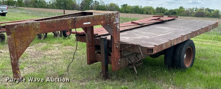 Shop built dump trailer - ND9270