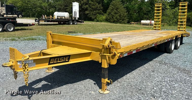 2024 Belshe  FB30-2EP equipment trailer - NR9812