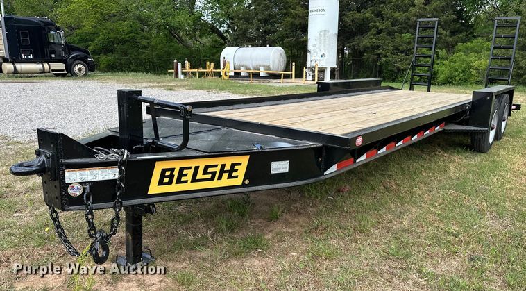 2024 Belshe BF12T-2EP equipment trailer - NR9814