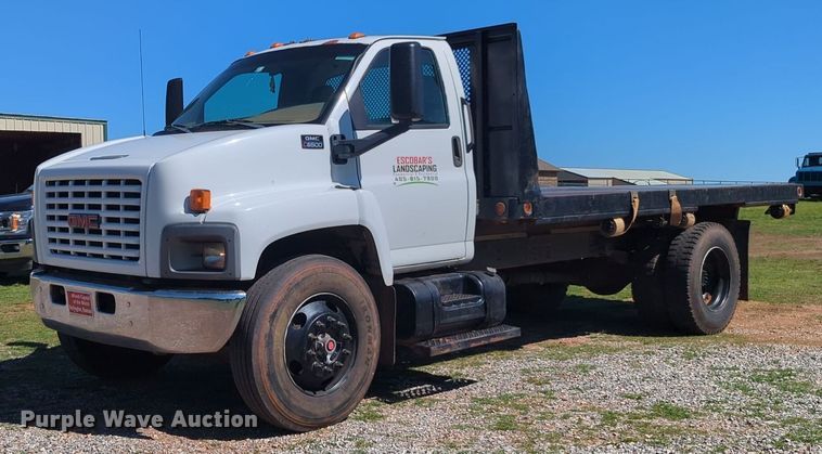 2005 GMC C6500 dump flatbed truck - NZ9684