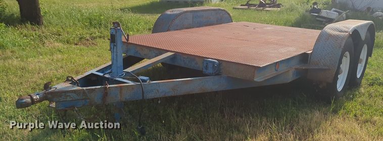 Shop built equipment trailer - NZ9694