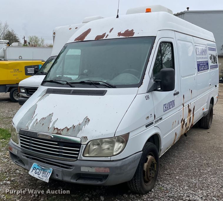 2004 Freightliner Sprinter 3500 sewer inspection van  - OG9887