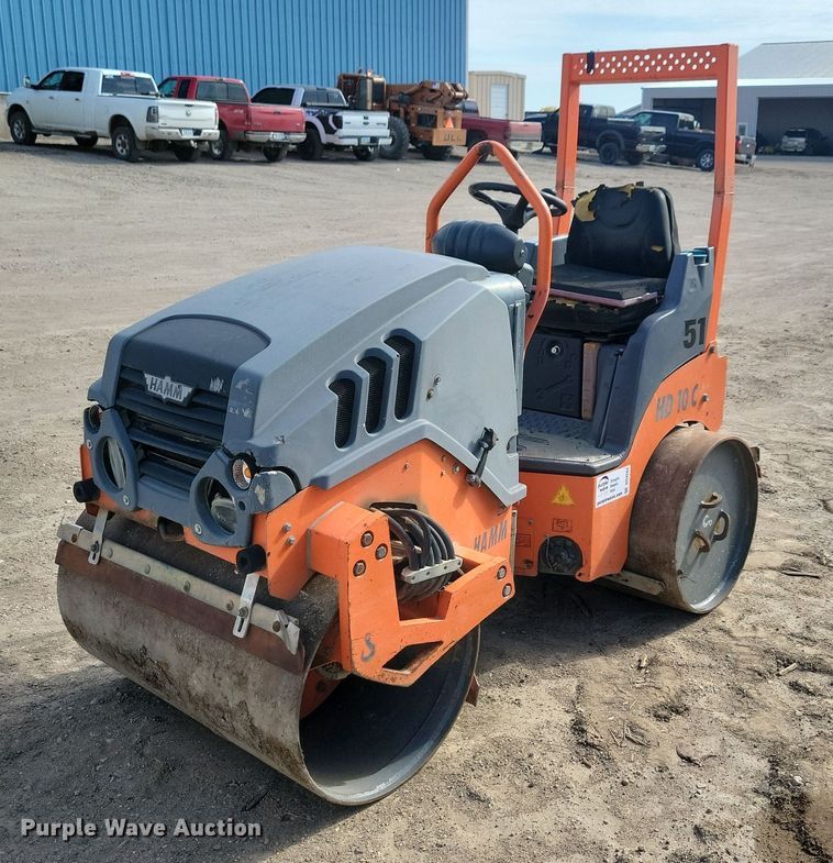 2015 Hamm HD10CVV double drum vibratory roller - DR4283