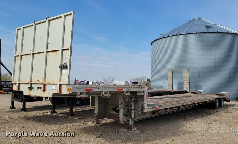 1995 Fontaine drop deck equipment trailer - DR4284