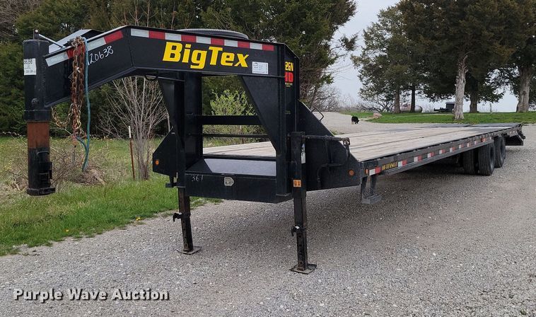 2022 BigTex 22GN-35BK+5MR equipment trailer - DR7960