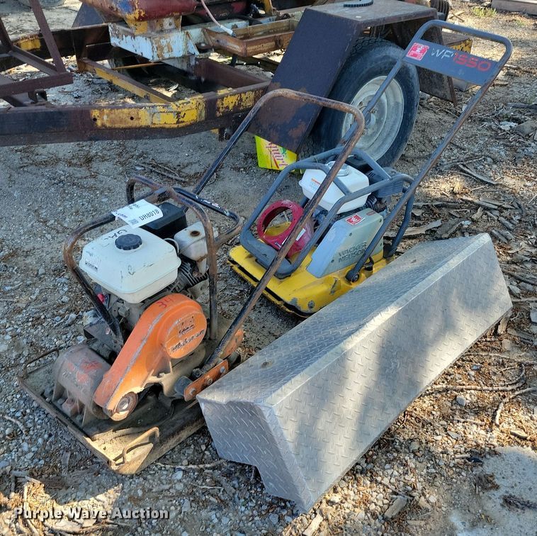 (2) walk behind compactors - DR8018