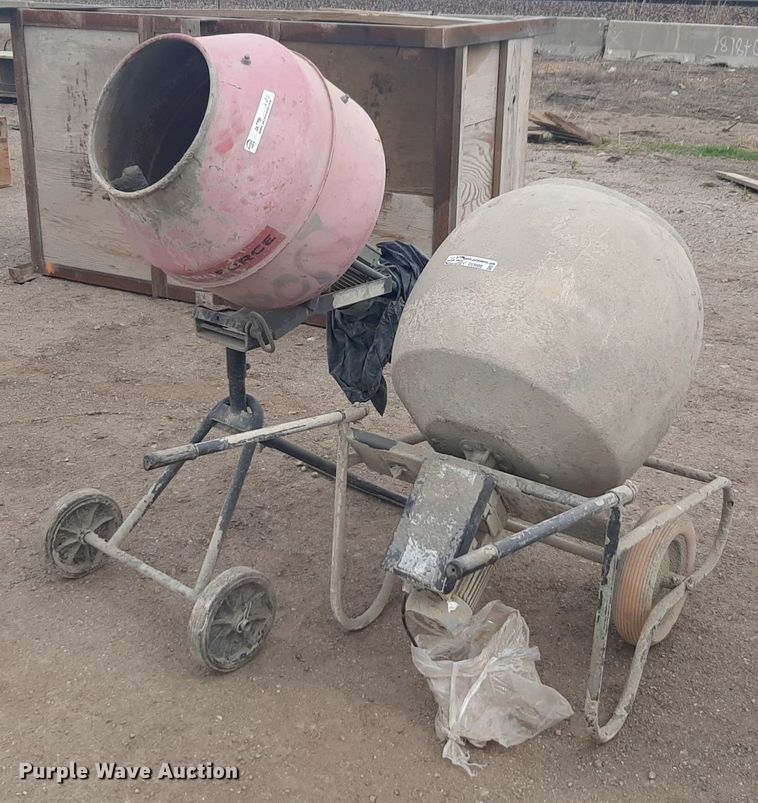 (2) concrete mixers - DV9980