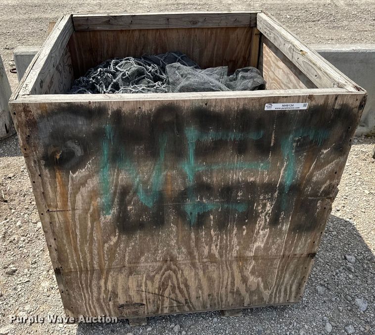 (2) bins of debris netting - NH9134