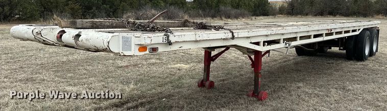1969 Hobbs FBHCD-FP-40 flatbed trailer - OE9119