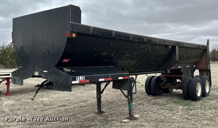 1985 Hobbs DRX-M2-30 end dump trailer - OE9122