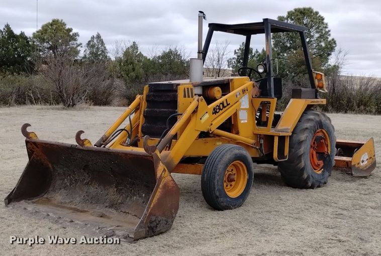 1981 Case 480D landscape tractor - OE9123
