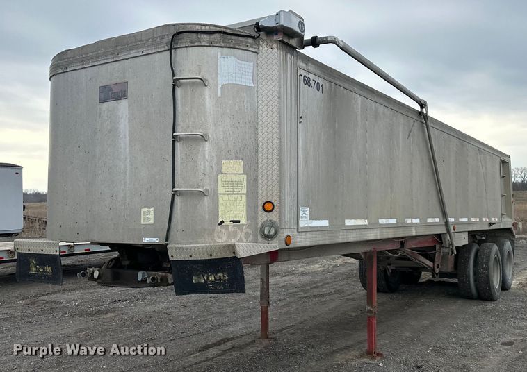 2000 Travis end dump trailer - OF9337