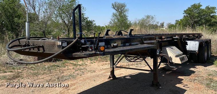 1995 G&H Manufacturing  roll-off container trailer - DG4378
