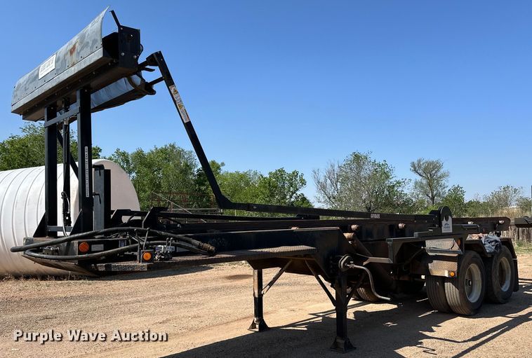 1992 G&H Manufacturing  1630 roll-off container trailer - DG4380