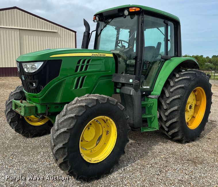 2012 John Deere 6125M MFWD tractor - EH6732