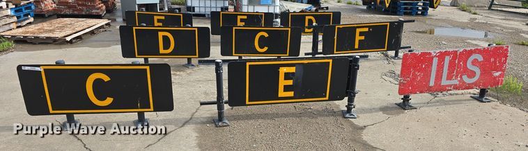 (9) Cooper Crouse-Hinds airfield signs - EK5865