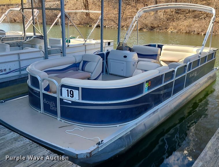 2011 South Bay 524CR pontoon boat - MQ9649