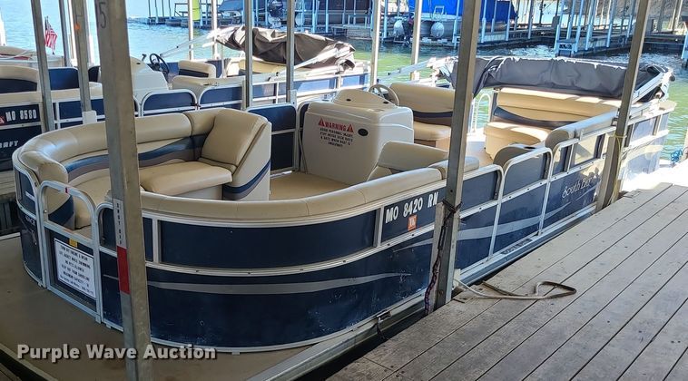 2011 South Bay 424CR pontoon boat - MQ9654