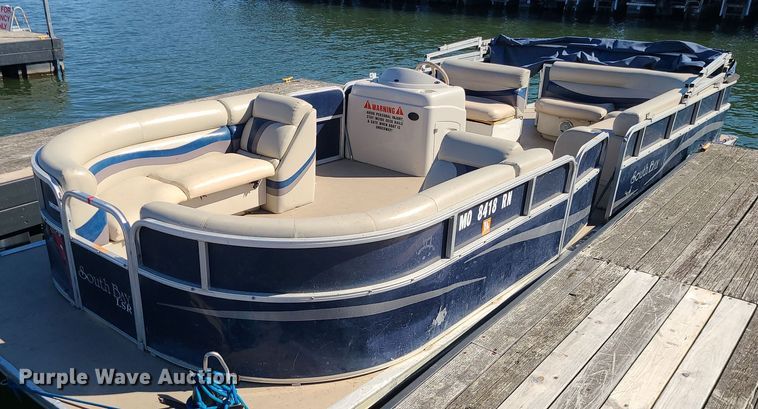2011 South Bay 424CR pontoon boat - MQ9656