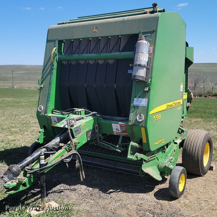 2007 John Deere  558 MegaWide Plus round baler - DP3562