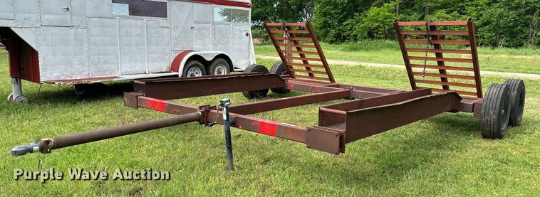 Shop built windrower trailer  - NR9867