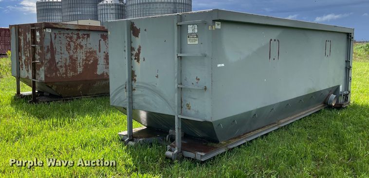 (2) roll-off containers  - OG9928