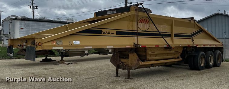 1997 Midland MG 40 CLAM bottom dump trailer - DQ0763