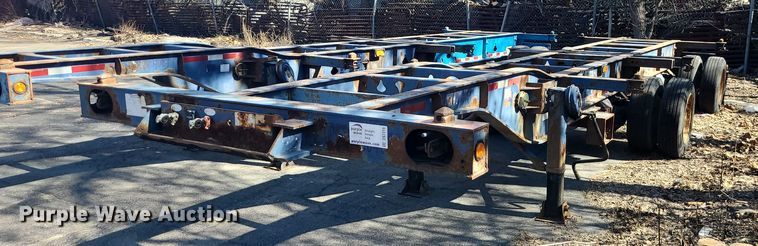 2006 Chassis King   container trailer - DS7318