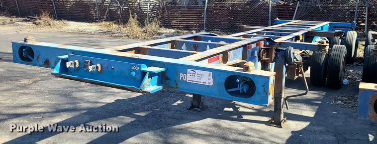 2006 Chassis King   container trailer - DS7319