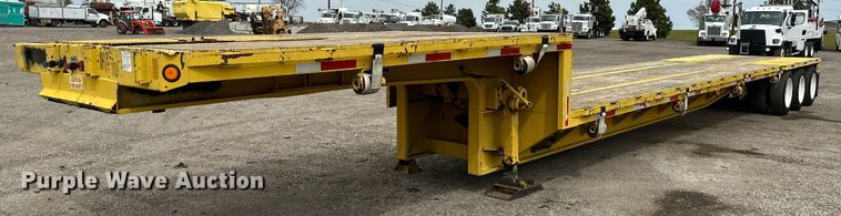 1993 Fontaine  HDFTT-5-10050ASP drop deck equipment trailer - EG1387