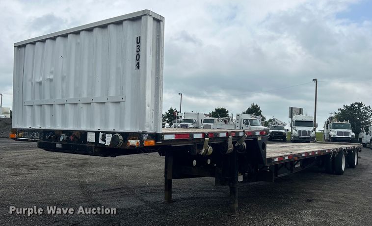2007 Transcraft DTL-2100 drop deck equipment trailer - EG1510