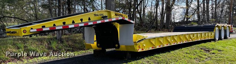 2000 Trail king  TK110HDG lowboy equipment trailer - OG9907