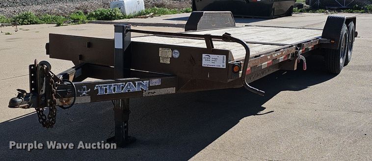 2012 Titan CT9538 tilt deck utility trailer - DP0888