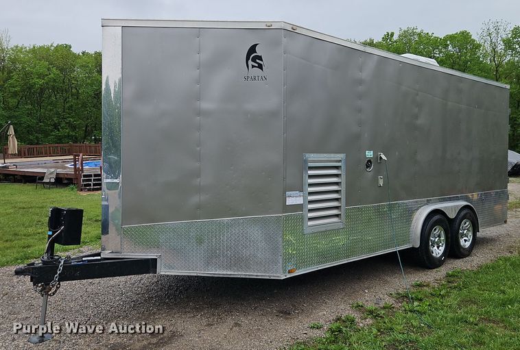 2020 Spartan  SP8X18TA spray foam enclosed trailer - EI3806