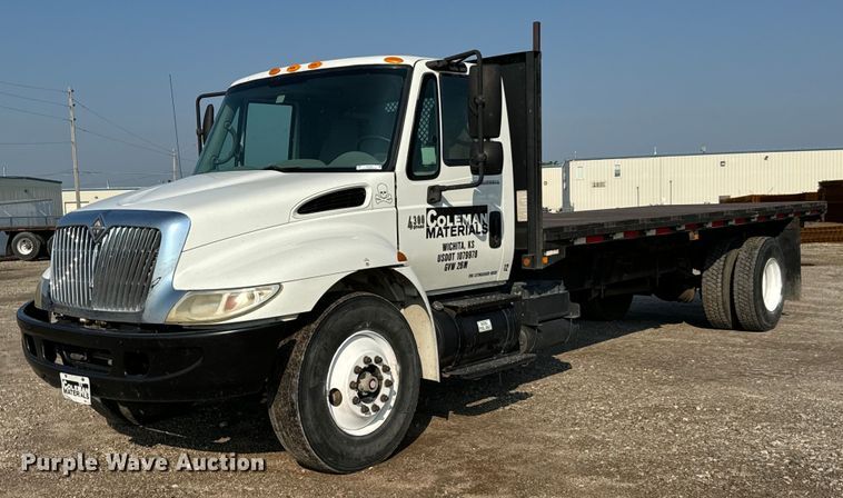 2007 International DuraStar 4300 SBA dump flatbed truck - NL9833