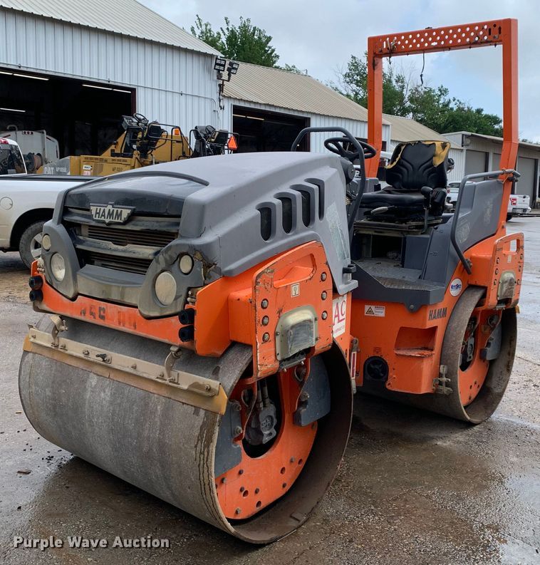 2013 Hamm HD14VV double drum vibratory roller - DM7845