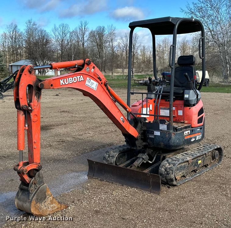 2014 Kubota   U17 mini excavator - DQ0821