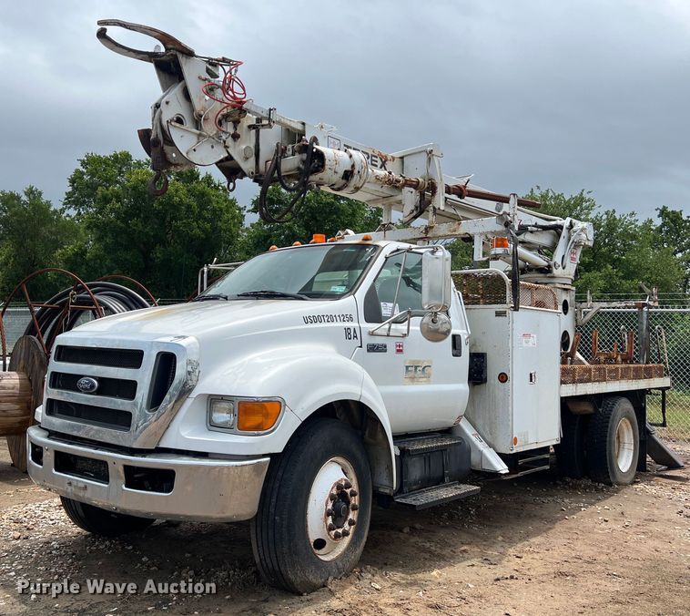 2008 Ford F750 Super Duty digger derrick truck - DS3031